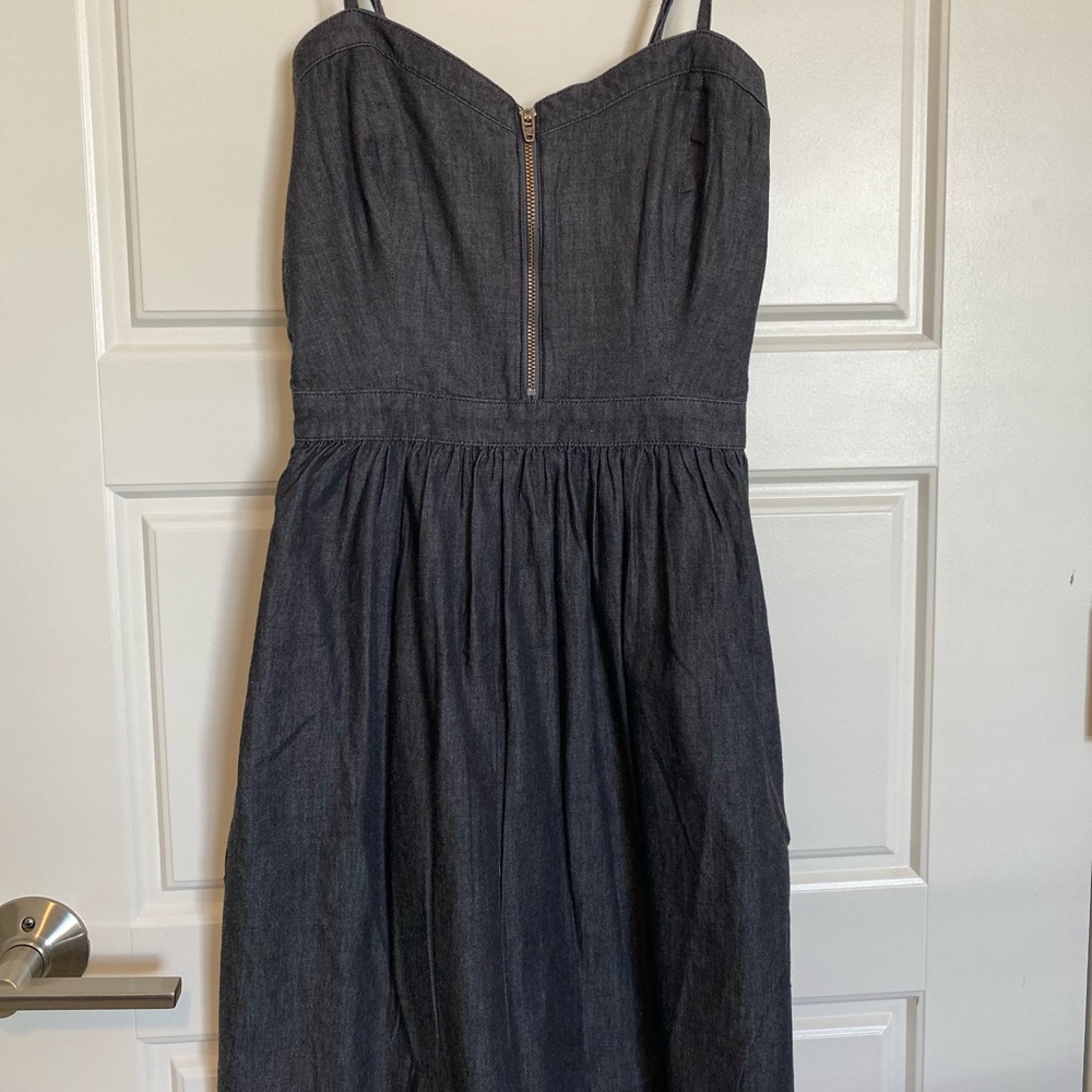 Dark denim dress